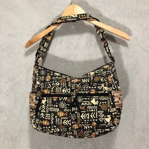 Boho Hobo Bag Aztec Print Shoulder Bag Quilted Purse‎ Naples Bag Co.